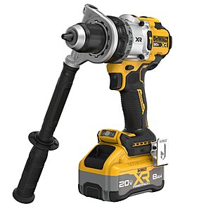 Dewalt 20V MAX* XR Brushless Cordless 1/2" 3-Speed Hammer Drill Kit with 8.0 ah XR POWERPACK $199
