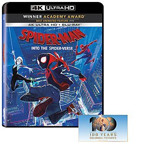 Spider-Man: Into the Spider-Verse 4K UHD + Blu-ray