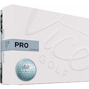 12-Pack Vice Pro Golf Balls, Ice Blue $28.44 + Free Shipping w/ Prime or on $35+