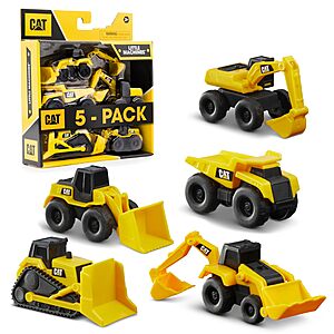 Cat Construction Little Machines 5 Pack - $3.80 w/ S&S