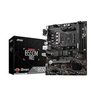 MSI PRO B550M-P AM4 AMD B550 Micro ATX Motherboard $74.99 + Free Shipping