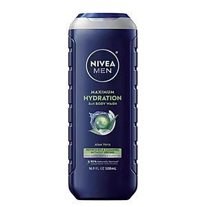 Nivea Men’s Body Wash, 16.9 fl oz (various) - 2 for $9 + $5 Walgreens Cash (can pay with Walgreens Cash)
