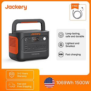 Jackery Explorer 1000 v2 Portable Power Station and 5M Extension Cord 1069Wh LiFePO4 battery $339 + Free Shipping