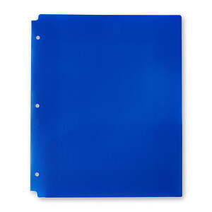 $0.50 - Pen+Gear 2-Pocket Poly Folder, 9.4" x 11.4", With and Without Prongs