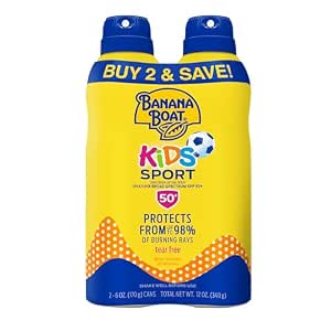 2-Pack 6-Oz Banana Boat Kids Sport SPF 50 Sunscreen Spray $6.65 w/ S&S + Free Shipping w/ Prime or on orders over $35