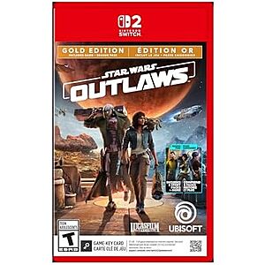 Star Wars Outlaws: Gold Edition (Nintendo Switch 2) $30 + Free Shipping w/ Prime or on orders over $35