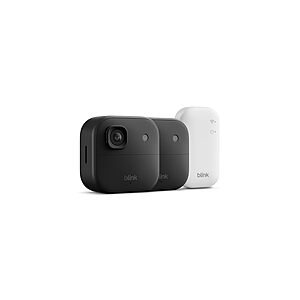Blink Outdoor 2K+ Wireless Smart Security Camera System w/ Sync Module Core (2-Camera, Black) $87.99 + Free Shipping