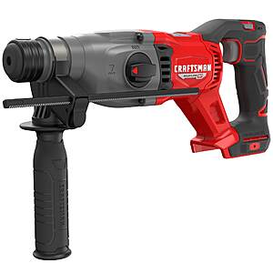 CRAFTSMAN V20 Brushless RP 20-volt max 1-in SDS-plus Variable Speed Cordless Rotary Hammer Drill ( Tool Only ) $99