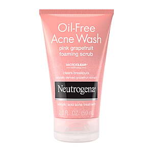 $3 WM Cash + Neutrogena Oil-Free Pink Grapefruit Acne Wash Face Scrub, 2 fl. oz $3.5+