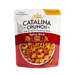 [SnS] $4.16* | 5.25oz Catalina Crunch Protein Snack Mix w/ Cheese Crisps (Spicy Kick) at Amazon