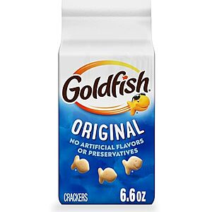 [SnS, AC] $4.65* | 3 × 6.6-Oz Goldfish Cheese Crackers (Original) ($1.55 each) at Amazon