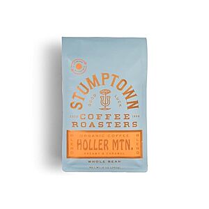 [SnS, AC] $9.55 | 12-Oz Stumptown Coffee Roasters Medium Roast Organic Whole Bean Coffee (Holler Mountain) at Amazon