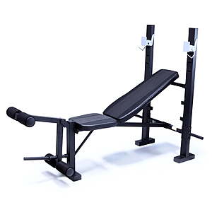 Athletic Works Standard Bench & Rack Combo with Leg Press $29