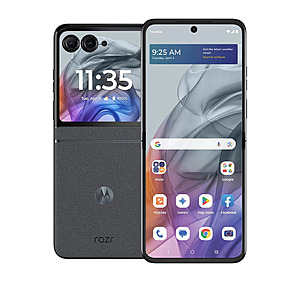 Straight Talk 256GB Motorola Razr 2024 Foldable 5G Prepaid Smartphone (Locked) - $161.92 + Free S&H @ eBay (unlockable after 12 months)