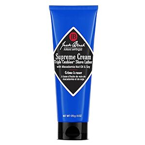 6-Ounce Jack Black Supreme Cream Triple Cushion Shave Lather $12 + Free Shipping w/ Prime or on $35+