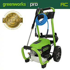 Greenworks - Pro Electric Pressure Washer up to 2300 PSI at 1.2 GPM - Green $175.99
