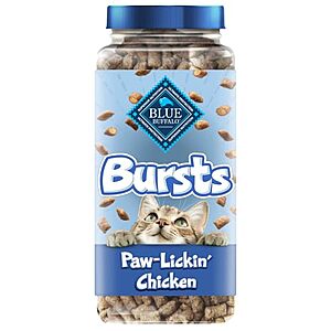 12-Ounce Blue Buffalo Bursts Chicken Crunchy & Creamy Cat Treats $3.84 w/ S&S + Free Shipping w/ Prime or on $35+