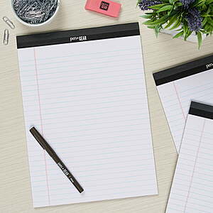 $14 FS WALMART+ or Pick Up Pen+Gear Wide Ruled Legal Pads, 8.5"x11", White, 50 Sheets, 12 Pack
