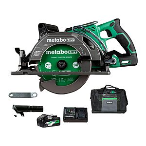 Metabo HPT 36V Rear Handle Circular Saw, Brushless, C3607DWA $279