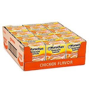$5.04 w/ S&S - Maruchan Instant Lunch Ramen Noodles, Chicken Flavor –  2.25 Oz. (12 Pack)