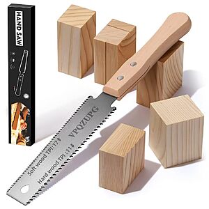 6 in Japanese Hand Saw, Wood Handle, Lightweight for Woodworking