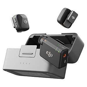 DJI Mic Mini (2 TX + 1 RX + Charging Case), Ultralight, Detail-Rich Audio, and More $79