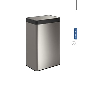 Kohler 48L Motion Sensor Trash Can $124.99 Stainless Steel, Black Stainless Steel or White free shipping Costco.com