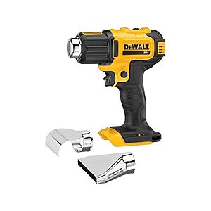$97.99 | DEWALT 20V MAX Heat Gun w/ Flat & Hook Nozzle Attachments (Tool Only) at Woot!