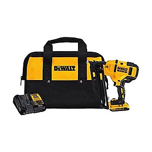 DEWALT 20V MAX* XR Finish Nailer, Angled, 16GA Kit DCN660D1 $300.69