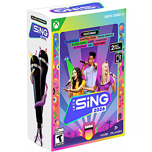 Let’s Sing 2026 w/ 2 Mics (XBOX Series X) - $9.99 @ Best Buy