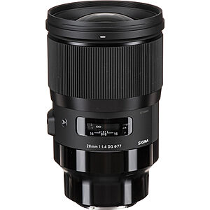 28mm Sigma f/1.4 DG HSM Art Camera Lens (Sony E) $419 + Free Shipping