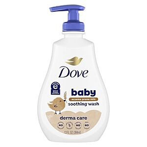 [SnS, AC] $5.01 | 13-Oz Baby Dove Derma Care Soothing Wash at Amazon