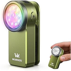 $15.99* | Wurkkos HD03 680 Lumen Rechargeable 95 CRI LED Clip Light at Amazon
