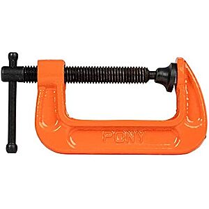 $2.99* | Pony 2" Cast Iron C-Clamp at Amazon