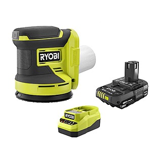 Ryobi ONE+ 18V Cordless 5 in. Random Orbit Sander with 2.0 Ah Battery and Charger Kit $79.97