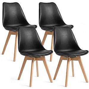 $89.99* | 4-Ct CangLong Dining Chairs Mid Century Modern Dining Chair at Amazon