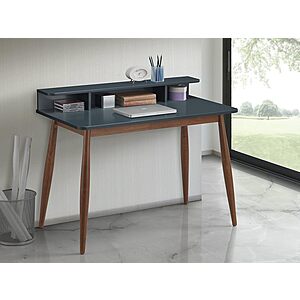 Roundhill Furniture Roskilde Storage Wood Office Desk - $69.99 @ Woot!