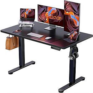 ErGear Height Adjustable Electric Standing Desk, 48 x 24 Inches Sit Stand up Desk, Memory Computer Home Office Desk - $99.99 @ Amazon