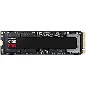 $302.99* | 2TB Samsung 9100 PRO PCIe 5.0x4 M.2 2280 SSD at Amazon