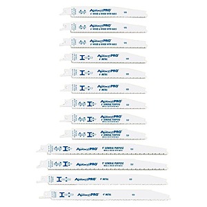 Avanti Pro Bi-Metal Reciprocating Saw Blade Set (13-Piece), $8.97, FS, Home Depot