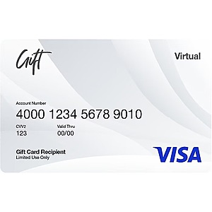 Fee-Free $200 Visa e-Gift Cards @ Staples Online