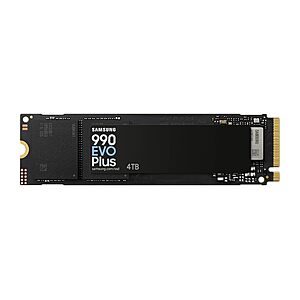 4TB Samsung 990 EVO Plus M.2 2280 PCIe Gen 4x4 NVMe Solid State Drive $315 + Free S&H