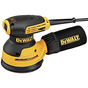 5″ DeWALT Variable Speed Wired Random Orbit Sander (DWE6423) $79.00 + Free Shipping
