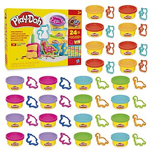 Play-Doh Party Favor Pack, Bulk 24 Pack of Modeling Compound with Cutters $14.99 + Free Shipping w/ Prime or on $35+