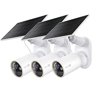 $259.99* | 3-Pack Tapo MagCam C460 4K Outdoor Wireless Security Camera w/ Solar Panel & Magnetic Mount + 25% Back w/ Prime Visa Card at Amazon