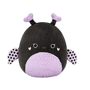 Squishmallows Original 8in Citlalli The Black and Purple Ladybug with Heart Antennae – Official Jazwares Valentine Plush (Little) $7.06