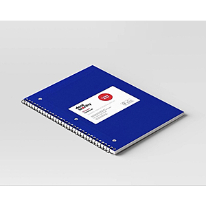 Subject Spiral Notebook College Ruled Black, Red, Blue, + More Color Options $0.35