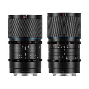 SIRUI Saturn 50mm, 75mm T2.9 1.6X Full Frame Carbon Fiber Anamorphic Lens, Cine Lens for E Mount Cameras, Less Than 500g (Neutral Flare) $698