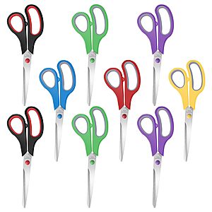 9 Packs 8" Sewing Craft Scissors $6.99 + Free S&H w/ Prime or $35+