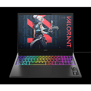 HP Omen Max 16 Gaming Laptop: 16" QHD+ 240Hz IPS, Ryze AI 9 HX 375, RTX 5080, 32GB DDR5, 1TB Gen4 SSD, USB4, Win11H @ $2200 + F/S